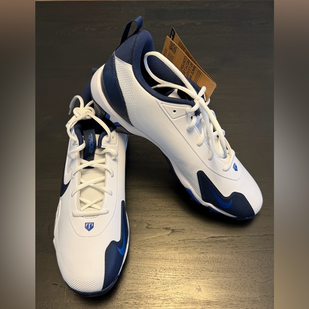 Nike Force Trout 9 - White & Midnight Navy: Men Size 10 Brand new - box no lid - Picture 1 of 9